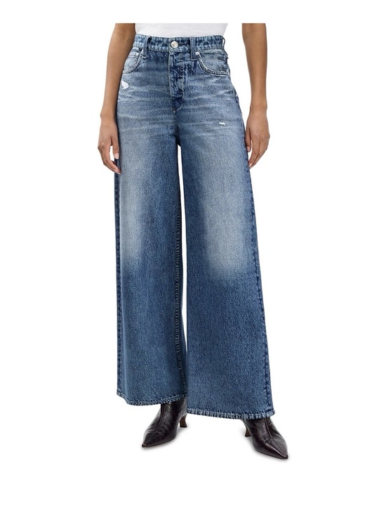 rag & bone Denim - Rag & Bone Miramar Sofie Terry Wide Leg Jean Size 25 Sweatpant Venice NWT $258